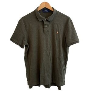 Polo Ralph Lauren Men's Olive Green Short Sleeve Polo Shirt Size L
